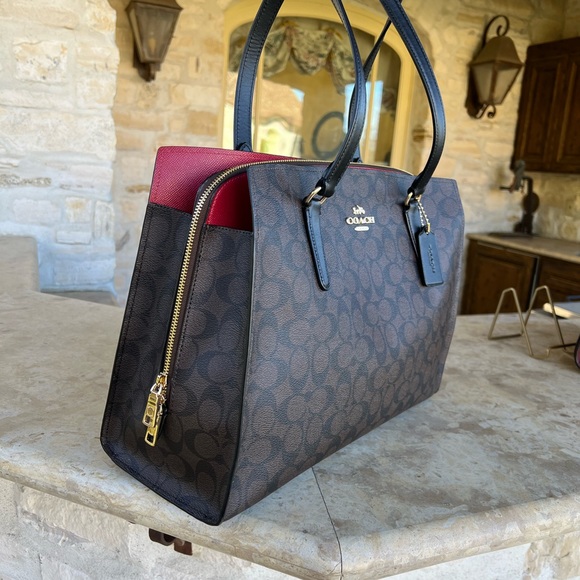 Coach Tatum CarryAll signature 40 handbag - Picture 2 of 11